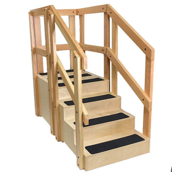Basic Training Stairs Closed End Training Stairs - HealthMed Distributors Inc