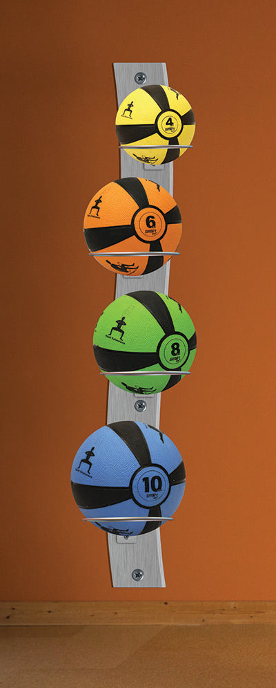 Medicine Ball Rack - Wall Mounted - HealthMed Distributors Inc