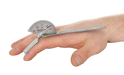 Metal Finger Goniometer - Standard - 6 inch