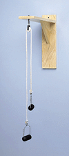 Wall Mount Shoulder Pulley - Wood
