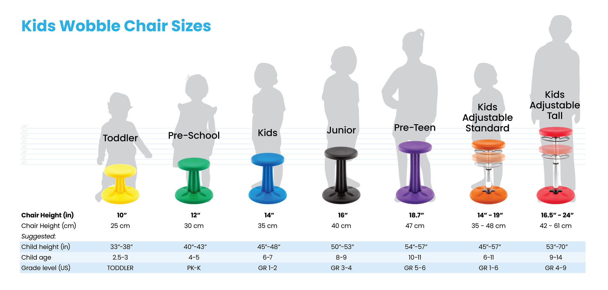 University Girl Size Chart – Campus Emporium