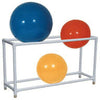 PVC two tier exercise ball rack